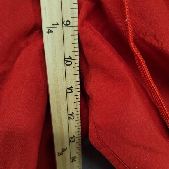 Adam Levine shorts mens Medium Red American swim trunks lined draw string - Picture 8 of 9